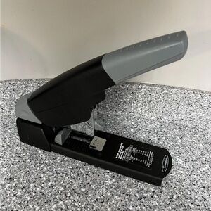 Premium Black and Gray Stapler for Home Office